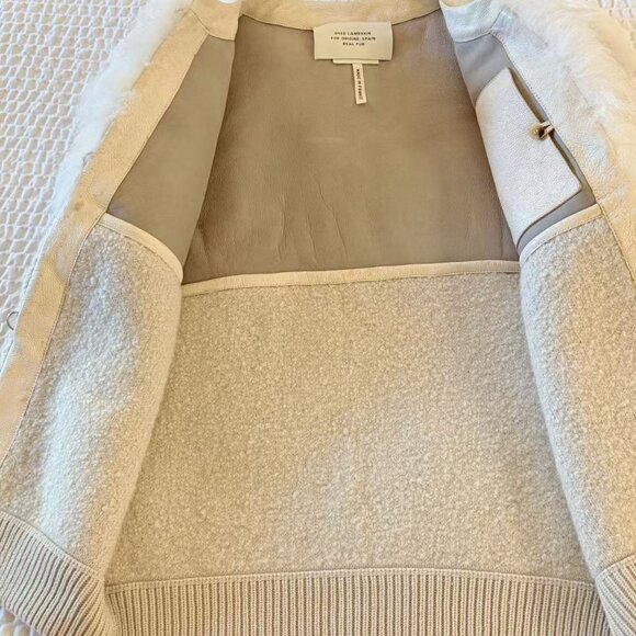 Hermès Real Fur & Shearling Lambskin Vest FR34 –Rare Cream Beige - Picture 3 of 16